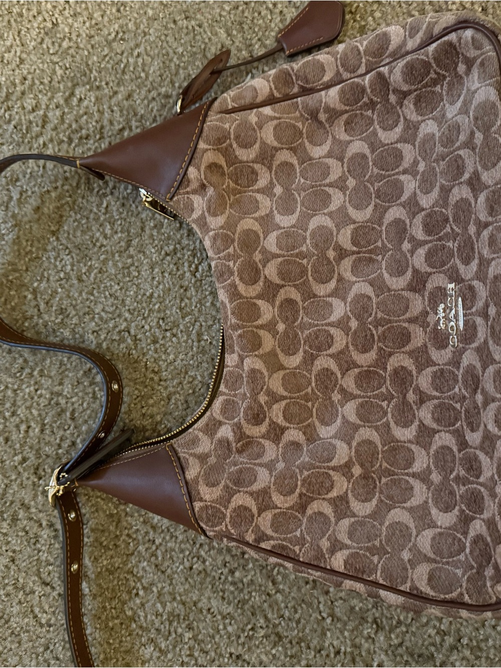 Coach Ella Shoulder Bag in Signature Chennille CCE49